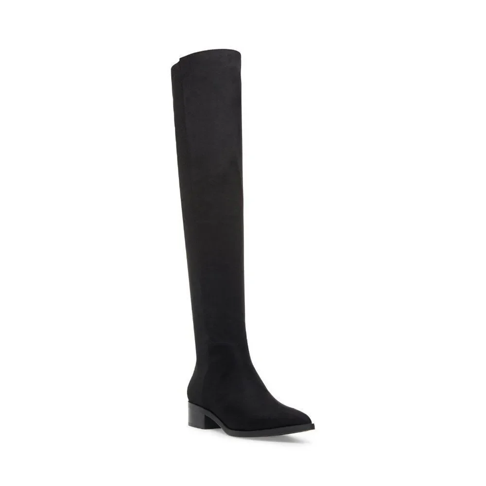 Steve Madden women Jolly Over the Knee,Riding Boot, Tall Women's. size5.5 black